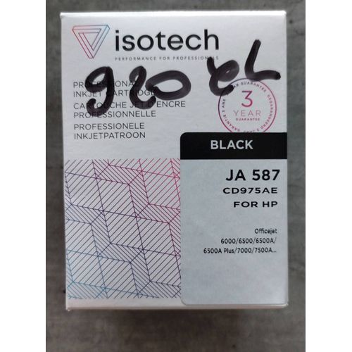 Cartouche Isotech JA587 CD975AE noire