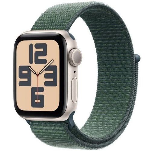 Apple Watch Se Gps 40mm Caja De Aluminio Medianoche Con Correa Deportiva Medianoche S/M