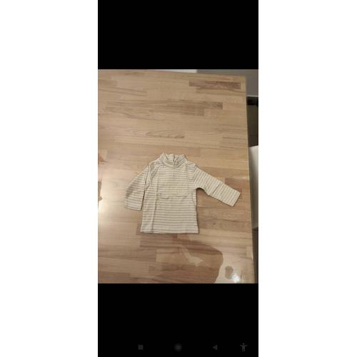 Sous Pull Beige Kitchoun 12 Mois 