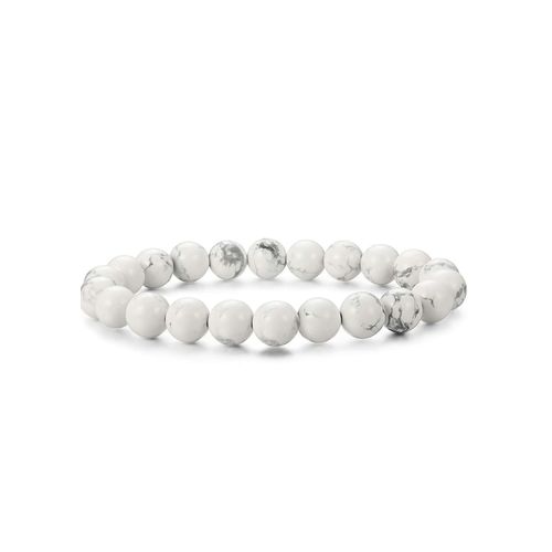 Bracelet Elastique Pierre Naturelle Oeil De Tigre Blanc Perle 6mm Lithothérapie Création Artisanale Française Lovepiercing
