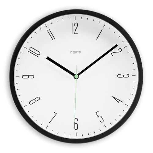Horloge murale "Capri", hor. à quartz, analog., moderne, Ø 25 cm, nre