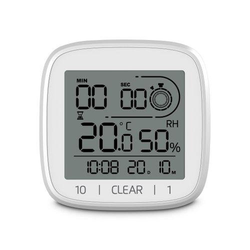 Horloge Salle Bains Num. "Chypre", Ventouse, À Poser Et À Susp., Blche