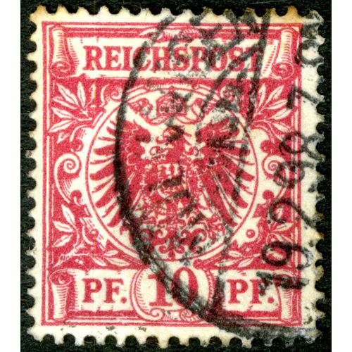 Timbre Oblitéré Reichspost 10 Pf