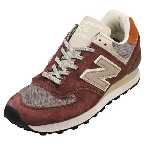 New Balance 576 Made In England Homme Baskets Bourgogne