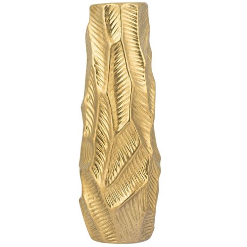 Grès Vase décoratif 37 cm Doré ZAFAR