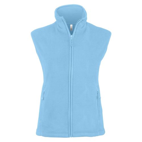 Gilet Sans Manches Micro Polaire Femme - K906 - Bleu Ciel