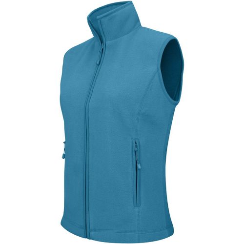 Gilet Sans Manches Micro Polaire Femme - K906 - Bleu Tropical