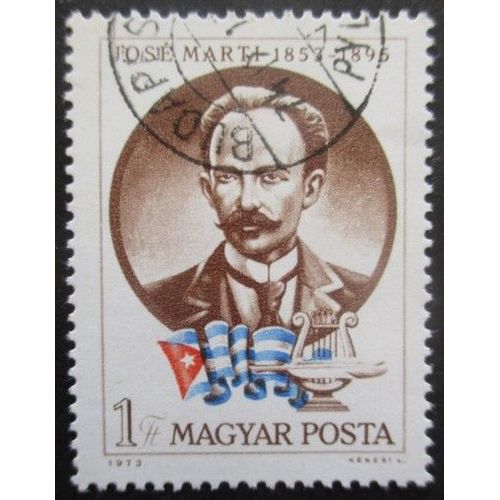 Hongrie N°2343 Poète Cubain José Marti Oblitéré