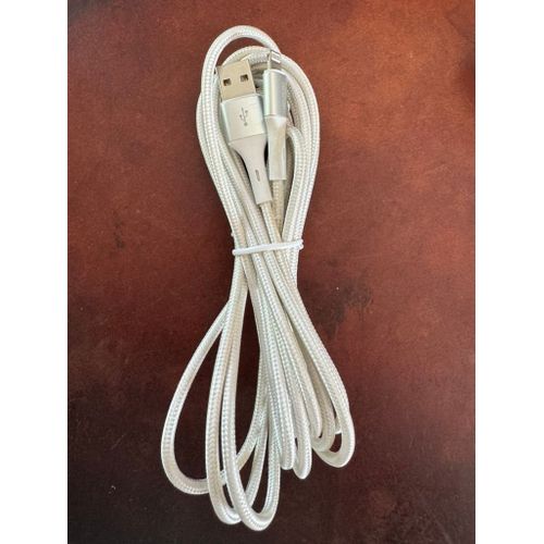 Cable USB/Apple 350cm, tressé
