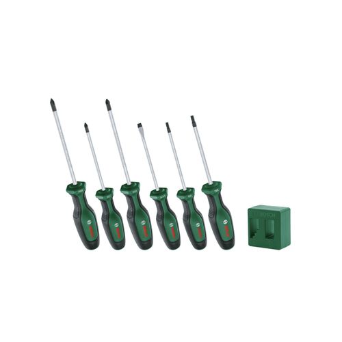 Set de 6 tournevis avec outil de magnétisation