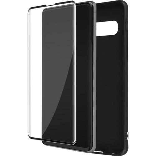 Coque Avizar + Verre Trempé Samsung Galaxy S10 Noir