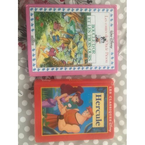 Boucle D Or Et Les Trois Ours Les Contes De L Oncle Picsou Walt Disney & Hercule Les Classiques Disney : 2 Livres Pour Enfants