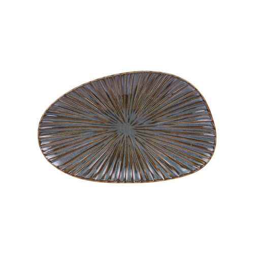 Plat Organique Liv Bleu 26x16 Cm