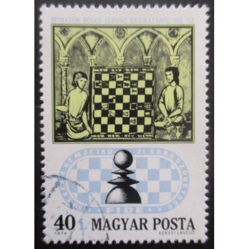 Hongrie N°2371 Echecs Oblitéré