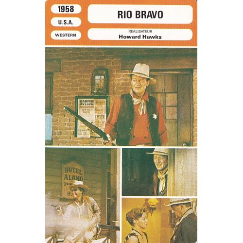 Fiche Monsieur Cinema Rio Bravo