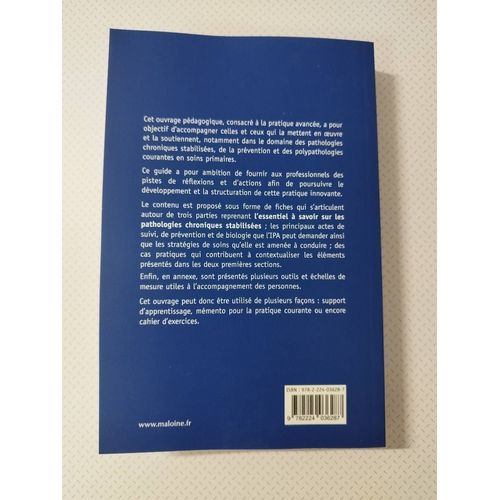 L'infirmière En Pratique Avancée (Ipa) - Pathologies Chroniques Stabilisées Et Polypathologies Courantes En Soins Primaires