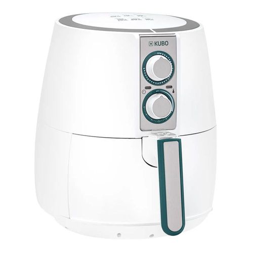 KUBO Friteuse sans huile - Blanc - Aluminium - Minuterie - Température réglable - Composants démontables - KBAF2173