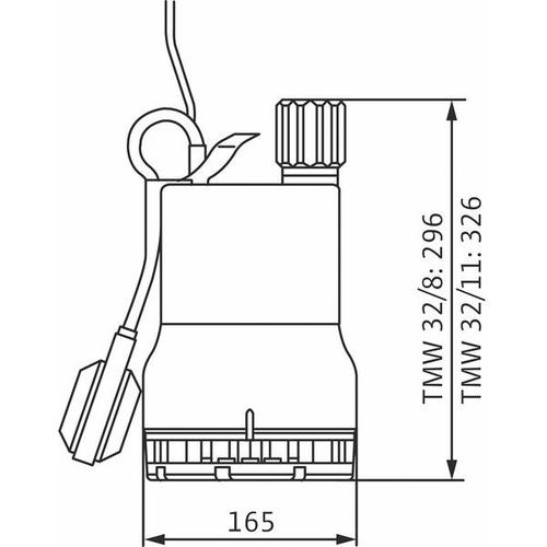 Pompe submersible TMW 32/11 - WILO : 4048414