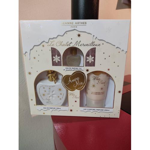 Jeanne Arthès Coffret Amore Mio White Pearl Parfum Spray 100 Ml + Lait Corps Et Miniature 