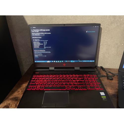 Omen by HP Laptop 15-dc1xxx - 15.6 Intel core i5-9300H - 2.4 Ghz - Ram 16  Go - SSD 256 Go + HDD 1 To