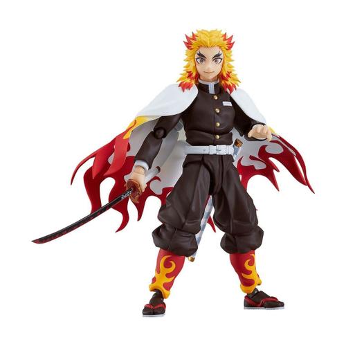 Demon Slayer: Kimetsu No Yaiba - Figurine Figma Kyojuro Rengoku 15 Cm