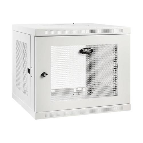 Tripp Lite Wallmount Rack Enclosure Cabinet 9U Switch Depth Deep White - Armoire de rack - montable sur mur - blanc - 9U