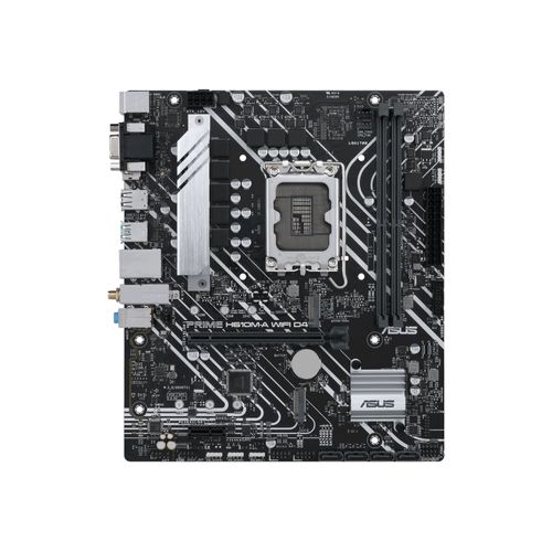 ASUS PRIME H610M-A WIFI D4 - Carte-mère - micro ATX - Socket LGA1700 - H610 Chipset - USB 3.2 Gen 2, USB 3.2 Gen 1 - Gigabit LAN, Wi-Fi, Bluetooth - carte graphique embarquée (unité centrale...