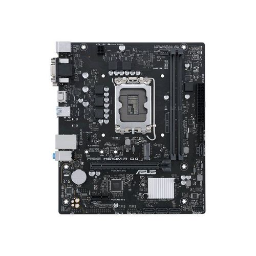 ASUS PRIME H610M-R D4 - Carte-mère - micro ATX - Socket LGA1700 - H610 Chipset - USB 3.2 Gen 1 - Gigabit LAN - carte graphique embarquée (unité centrale requise) - audio HD (8 canaux)