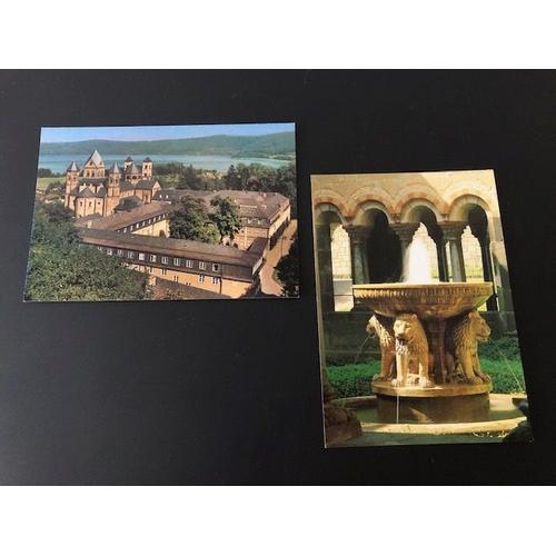 2 Cartes Postales : Abbaye De Maria Laach (Allemagne)