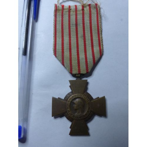 Medaille Croix Du Combattant - France