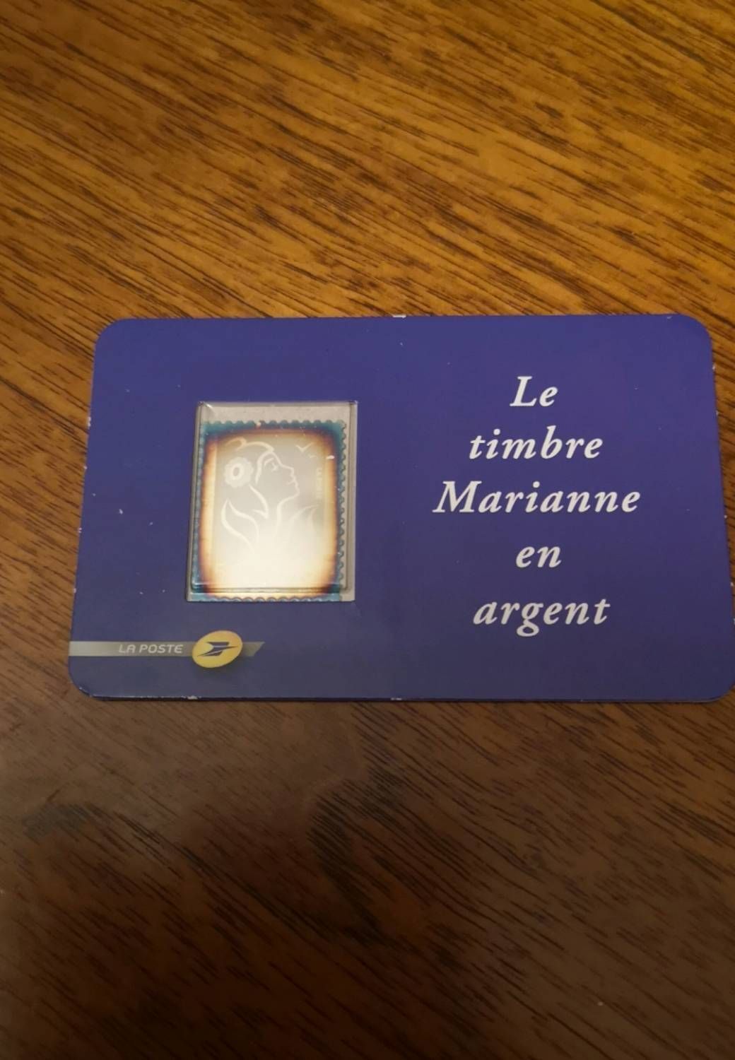 timbre Marianne en argent 999 millièmes timbre Marianne en argent 999 millièmes Ancien timbre en