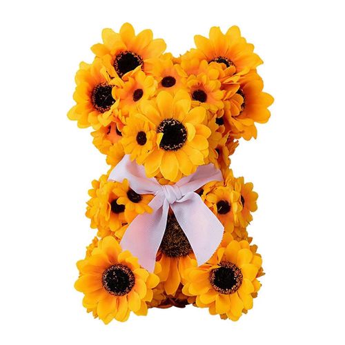 (Poupée Ours Tournesol) Tournesol Ours Poupée Ornements Été Tournesol Nain Thanksgiving Décorations De Jardin