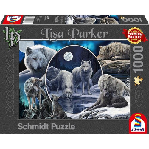 Puzzles Splendides Loups, 1000 Pcs