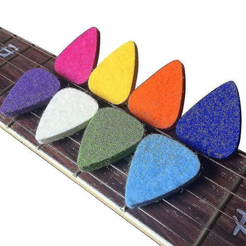Ukulele Picks Felt Picks/Plectrums For Ukulele And Guitar,8 Pieces Guitar Picks,Multi-Color