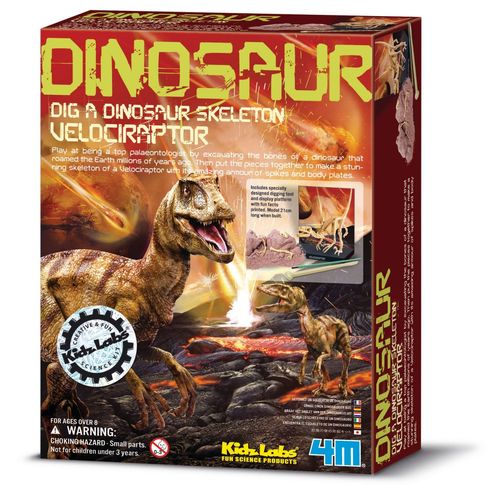 4m 4m Kidz Labs - Déterre Ton Dinosaure (Velociraptor)