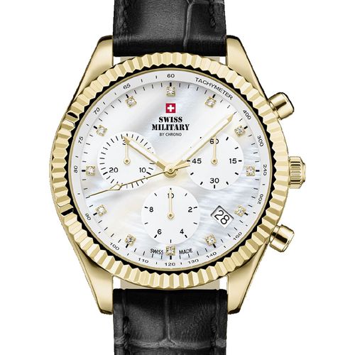 Ladies Watch Swiss Military Sm30207.07, Quartz, 38mm, 5atm