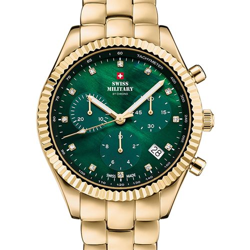 Ladies Watch Swiss Military Sm30207.04, Quartz, 38mm, 5atm