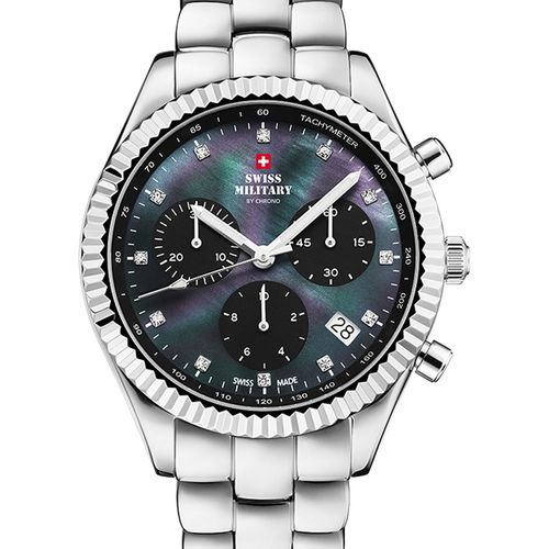 Ladies Watch Swiss Military Sm30207.01, Quartz, 38mm, 5atm