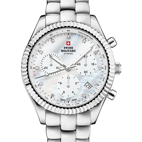 Ladies Watch Swiss Military Sm30207.02, Quartz, 38mm, 5atm