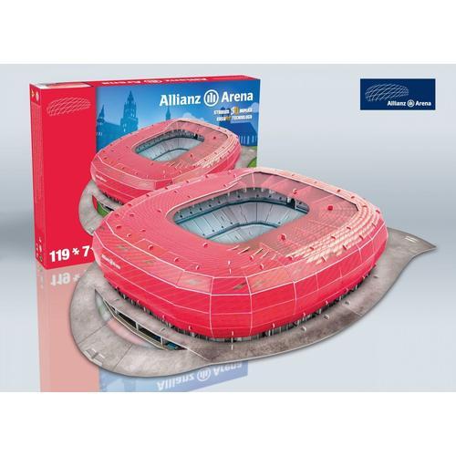 Megableu Puzzle Stade 3d - Allianz Arena (Bayern Munchen Red Packing)