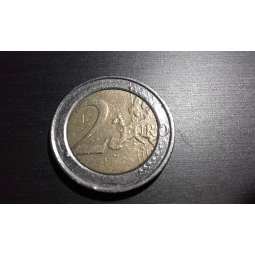Pièce 2 Euros Belge 2008 Fautée. Il Manque Les Points Sur La Carte, Les Étoiles Sont Décalées