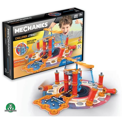 Geomag Challenge Mechanics - Challenge 185 Pcs - Strike