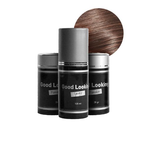 Poudres Pour Cheveux - Good Looking-1 Spray + 2 Powders-Brown
