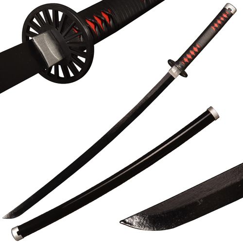 Épée Demon Slayer 104 Cm En Bois Épée, Katana En Bois Anime Japonais, Épée Cosplay (Kamado Tanjirou)