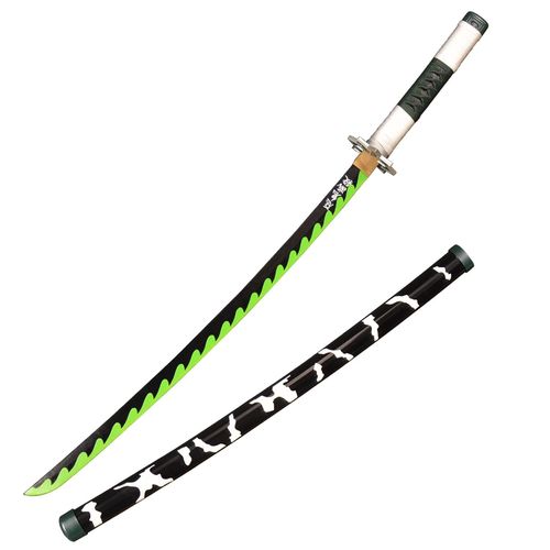 Épée Demon 104 Cm En Bois Épée Shinazugawa Sanemi, Katana En Bois Anime Japonais, Épée Cosplay