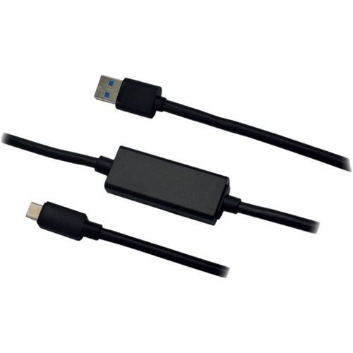 MCL - Câble USB - 24 pin USB-C (M) pour USB type A (M) - USB 3.0 - 5 m - actif - noir