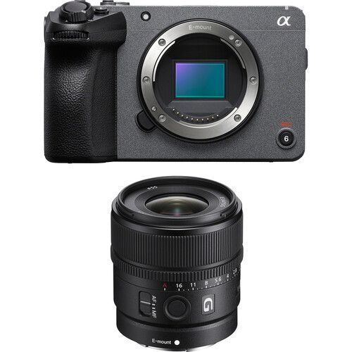 Kit de caméra de cinéma numérique Sony FX30 E 15mm f1.4 G