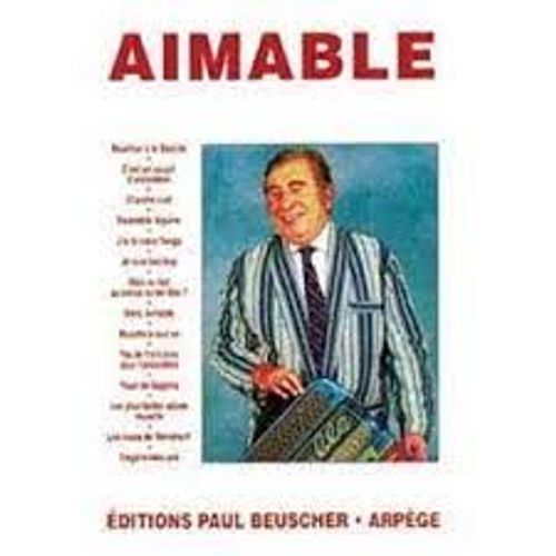 Aimable - Partition Accordeon 14 Titres