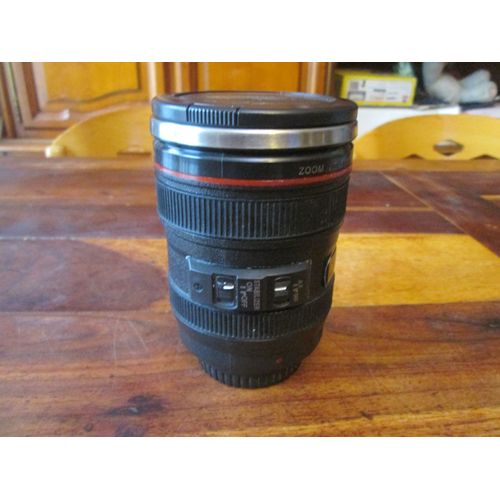 Tasse mug isotherme d'objectif d'appareil photo