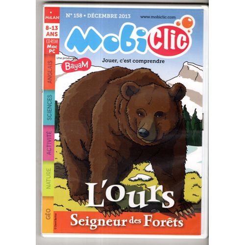 Mobiclic 158 L'ours Seigneur Des Forêts Cd Rom